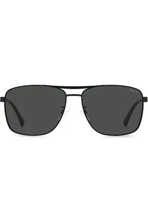Polaroid Tilbehør, unisex, Sort, 59 MM, Sporty Wraparound Solbriller Polariseret