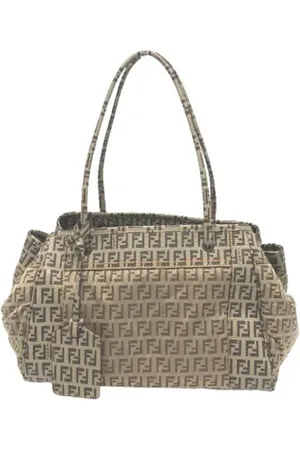 Fendi Pre-owned, Dame, , ONE SIZE, Tyl, Pre-owned Laeder fendi-tasker
