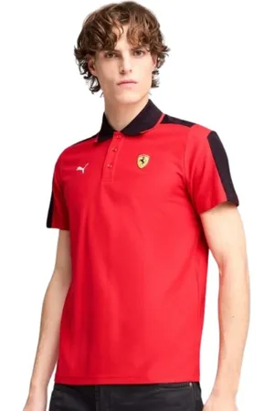 PUMA Top, Herre, Rød, XL, Race Polo Skjorte