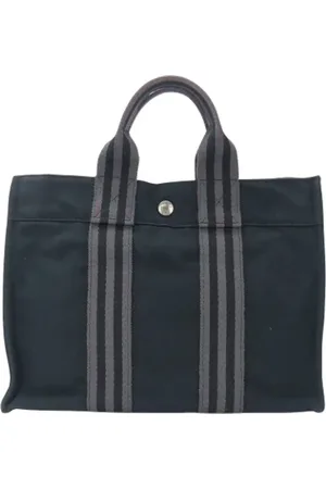 Hermès Pre-owned, Dame, Sort, ONE SIZE, Bomuld, Pre-owned Bomuld hndtasker
