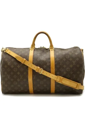 LOUIS VUITTON Pre-owned, unisex, Brun, ONE SIZE, Uld, Pre-owned Canvas rejsetasker
