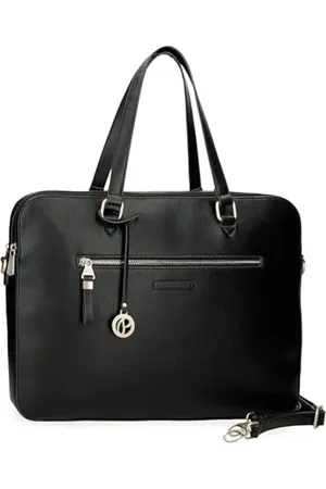 Pepe Jeans Taske, Dame, Sort, ONE SIZE, Uld, Stilfuld Laptop Taske med Flere Rum