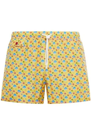 Kiton Badetøj, Herre, Gul, XL, Klassiske Boxershorts til Mænd