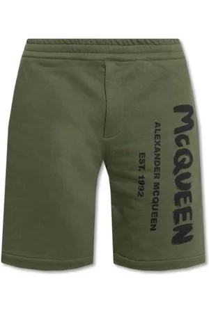 Alexander McQueen Shorts, Herre, Grøn, M, Denim, Afslappede Denim Shorts til Kvinder