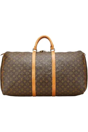 LOUIS VUITTON Pre-owned, Dame, Brun, ONE SIZE, Tyl, Pre-owned Canvas rejsetasker