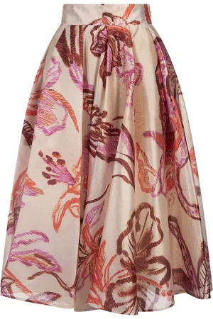 Stella Jean Nederdel, Dame, Lyserød, M, Polyester, Polyester Modebluse