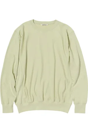 Auralee Sweathshirts & Hoodies, Herre, Grøn, L, Uld, Stilfulde Sweaters Kollektion
