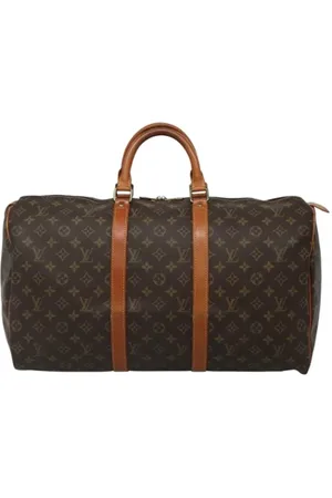 LOUIS VUITTON Pre-owned, Dame, Brun, ONE SIZE, Tyl, Pre-owned canvas tasker