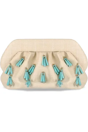 THEMOIRÈ Taske, Dame, , ONE SIZE, Uld, Vegansk Smør Frynse Clutch Taske