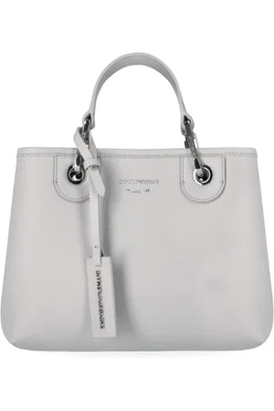 Emporio Armani Taske, Dame, Grå, ONE SIZE, Uld, MyEA Perla Tabacco Shopping Taske