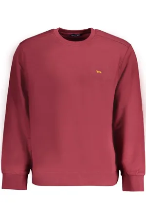 HARMONT&BLAINE Sweathshirts & Hoodies, Herre, Rød, M, Bomuld, Rød Bomuldssweater