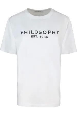 Serafini Top, Dame, Hvid, ONE SIZE, Bomuld, Hvid T-shirt med Front Logo