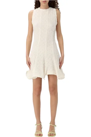 Msgm Kjole, Dame, Hvid, XS, Elegant Sort Kjole til Kvinder