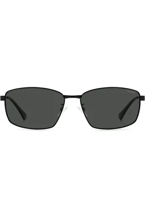 Polaroid Tilbehør, unisex, Sort, 60 MM, Sporty Metal Solbriller med Kontrastdetaljer