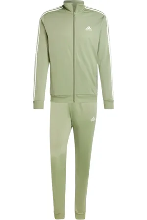 adidas Sport, Herre, Grøn, XS, Polyester, Genbrugspolyester Lynlås Tracksuit