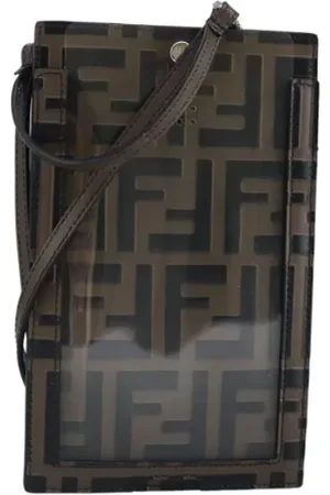 Fendi Pre-owned, Dame, Brun, ONE SIZE, Uld, Pre-owned Canvas fendi-tasker