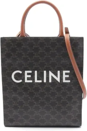 Céline Pre-owned, Dame, Sort, ONE SIZE, Uld, Pre-owned Canvas totes