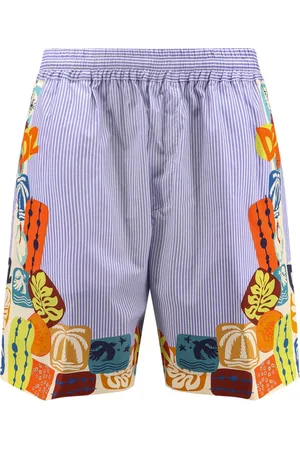 Dsquared2 Shorts, Herre, Blå, M, Bomuld, Lysblå Elastisk Talje Shorts