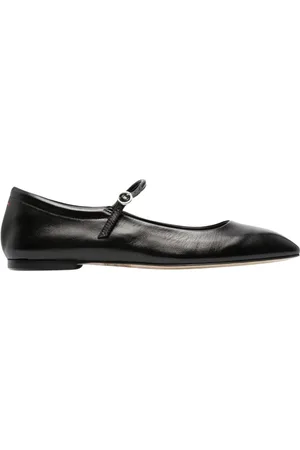 Aeyde Sko, Dame, Sort, 41 EU, Læder, Sort Læder Ballerina Flats