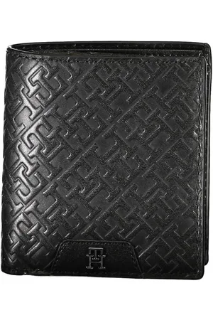Tommy Hilfiger Tilbehør, Herre, Sort, ONE SIZE, Læder, Elegant Sort Læderpung