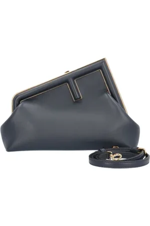 Fendi Pre-owned, Dame, Blå, ONE SIZE, Uld, Pre-owned Laeder fendi-tasker