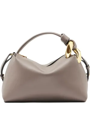 J.W.Anderson Taske, Dame, , ONE SIZE, Uld, Taupe Top Zip Skuldertaske