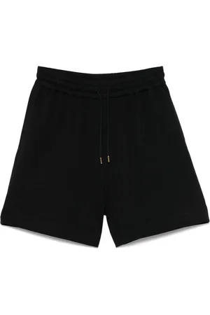 Moncler Shorts, Dame, Sort, M, Uld, Logo Shorts, Casual og Stilfuld