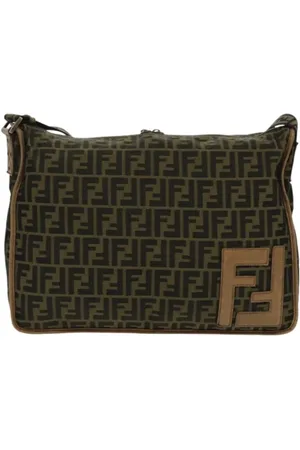 Fendi Pre-owned, Herre, Brun, ONE SIZE, Pre-owned Canvas fendi-tasker