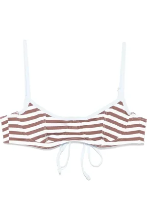 Frankies Bikinis Badetøj, Dame, Brun, S, Kaffebrun Beachwear med Bagbind