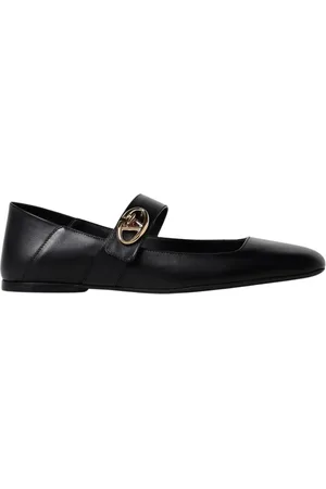 VALENTINO GARAVANI Sko, Dame, Sort, 36 EU, Klassiske Sorte Rockstud Ballerina Flats