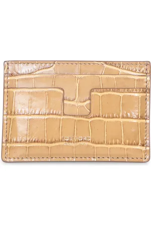 Tom Ford Tilbehør, Herre, , ONE SIZE, Læder, Luksus Krokodille Kortholder
