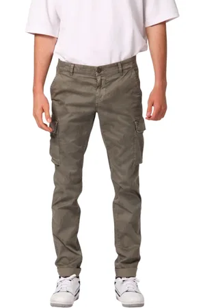 Masons Bukser, Herre, Grøn, L, Bomuld, Camouflage Cargo Bukser Ekstra-Slim Fit