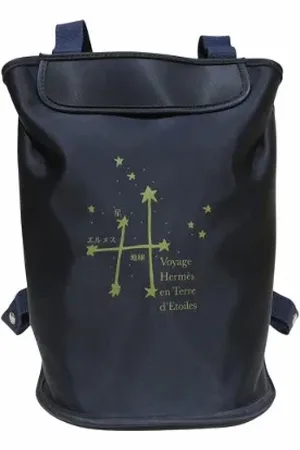 Hermès Pre-owned, Dame, Blå, ONE SIZE, Uld, Pre-owned Canvas rygsaekke