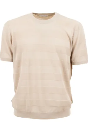 KANGRA CASHMERE Top, Herre, , S, Rundhals T-shirt