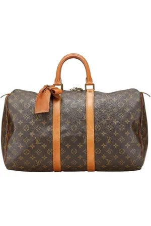 LOUIS VUITTON Pre-owned, Dame, Brun, ONE SIZE, Tyl, Pre-owned Laeder louis-vuitton-tasker
