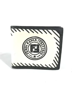 Fendi Pre-owned, Dame, Sort, ONE SIZE, Tyl, Pre-owned Laeder punge
