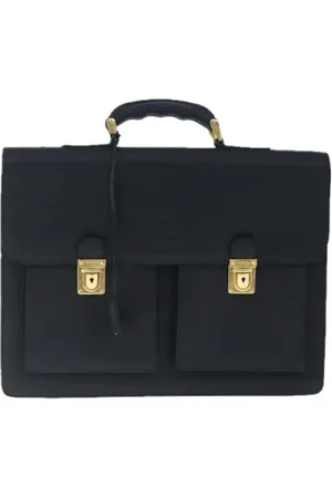 Fendi Pre-owned, Herre, Sort, ONE SIZE, Læder, Pre-owned Laeder fendi-tasker