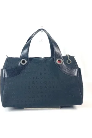 Bvlgari Pre-owned, Dame, Sort, ONE SIZE, Bomuld, Pre-owned Bomuld hndtasker
