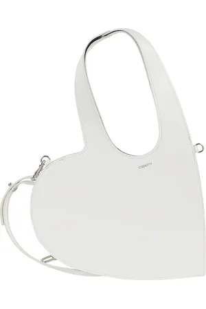 COPERNI Taske, Dame, Hvid, ONE SIZE, Uld, Hjerte Crossbody Tote Taske