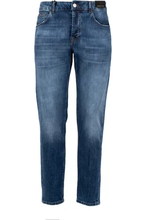 MICHAEL COAL Jeans, Herre, Blå, W42, Capri Jeans Mc-David Stil