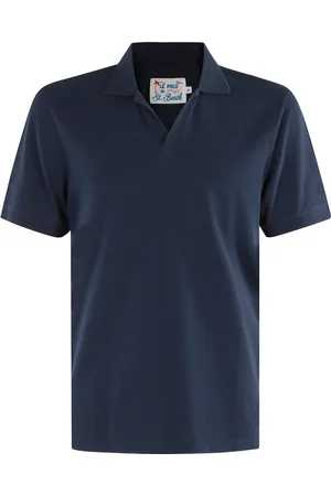 MC2 SAINT BARTH Top, Herre, Blå, XL, Jersey Polo Shirt