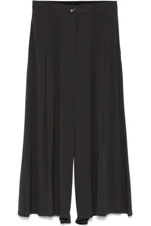SEMICOUTURE Bukser, Dame, Sort, M, Uld, Stilfulde Bukser til et Trendy Look