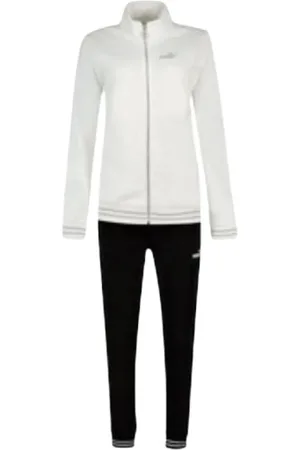 PUMA Sport, Dame, Hvid, M, Uld, Sporty hel lynlås kvinders tracksuit
