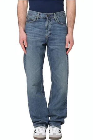 Carhartt Jeans, Herre, Blå, W32, Bomuld, Afslappet pasform blå jeans