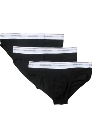 Dsquared2 Undertøj, Herre, Sort, L, Uld, Sort Komfort Briefs 3Pack