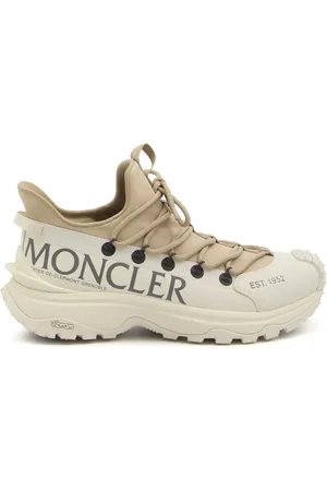 Moncler Sko, Herre, Brun, 42 EU, Brun Sneakers med Polyamid og Gummi