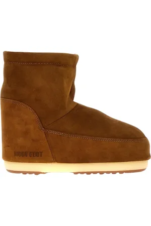 Moon Boot Sko, Dame, Brun, 36 EU, Uld, Shearling Vinter Ankelstøvler