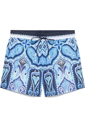 Etro Badetøj, Herre, Blå, 2XL, Uld, Blå Polyester Stilfuld Skjorte