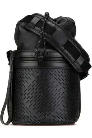 Bottega Veneta Pre-owned, Dame, Sort, ONE SIZE, Uld, Pre-owned Laeder skuldertasker