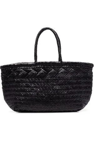 Dragon Diffusion Taske, Dame, Sort, ONE SIZE, Læder, Interwoven lædertote taske